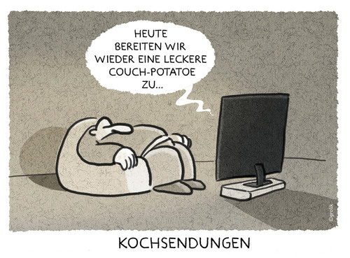 Cartoon: ...ham ham... (medium) by markus-grolik tagged essen,mahlzeit,mampfen,koch,kochen,kochsendungen,gez,ard,zdf,tv,fernsehen,couch,potatoe,lecke,appetit,magen,cartoon,grolik,ham,essen,mahlzeit,mampfen,koch,kochen,kochsendungen,gez,ard,zdf,tv,fernsehen,couch,potatoe,lecker,appetit,cartoon,grolik,privatfernsehen,rtl,vox,sat1,faulheit