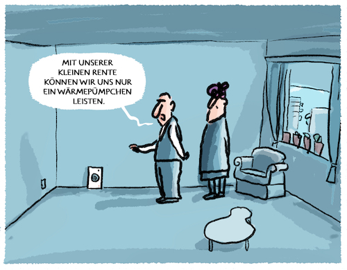 Cartoon: Heizen als Geringverdiener (medium) by markus-grolik tagged heizung,waermepumpe,mieter,rentner,geringverdiener,waermewende,deutschland,heizen,soziale,frage,ampel,gruene,spd,fdp,oel,gas,heizung,waermepumpe,mieter,rentner,geringverdiener,waermewende,deutschland,heizen,soziale,frage,ampel,gruene,spd,fdp,oel,gas