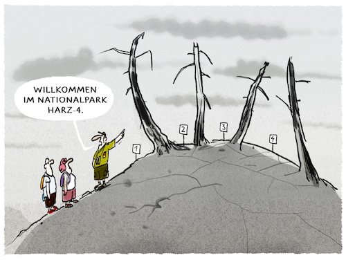 Cartoon: Im deutschen Wald... (medium) by markus-grolik tagged wald,harz,hartz4,baumsterben,waldschadensbericht,waldsterben,klimawandel,klima,umweltzerstoerung,deutschland,sozialhilfe,mindestsatz,arbeitslosigkeit,wald,harz,hartz4,baumsterben,waldschadensbericht,waldsterben,klimawandel,klima,umweltzerstoerung,deutschland,sozialhilfe,mindestsatz,arbeitslosigkeit