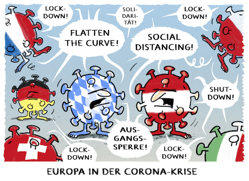 Cartoon: Im Epi-Zentrum... (medium) by markus-grolik tagged europa,corona,lockdown,ausgangssperre,bayern,deutschland,berlin,groko,europa,corona,lockdown,ausgangssperre,bayern,deutschland,berlin,groko