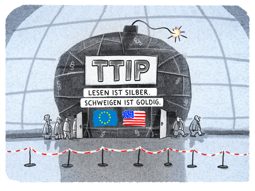 Cartoon: ..keep out.. (medium) by markus-grolik tagged bombegrolik,bomben,nationalstaaten,souveränität,verklagen,klagen,anwälte,anwalt,schiedsgerichte,konzerne,konzern,schiedsgericht,wirtschaft,eu,usa,freihandelsabkommen,freihandel,ttip,ttip,freihandel,freihandelsabkommen,usa,eu,wirtschaft,schiedsgericht,konzern,konzerne,schiedsgerichte,anwalt,anwälte,klagen,verklagen,souveränität,nationalstaaten,bomben,bombegrolik