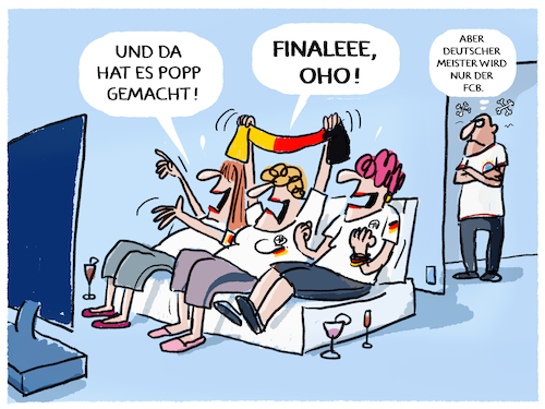 Cartoon: Männliche Fussballweisheiten... (medium) by markus-grolik tagged fussball,em,frauenfussball,wm,katar,herrenfussball,dfb,popp,finale,wembley,sommer,winter,weihnachten,hitze,kaelte,gasmangel,mann,frau,fussball,em,frauenfussball,wm,katar,herrenfussball,dfb,popp,finale,wembley,sommer,winter,weihnachten,hitze,kaelte,gasmangel,mann,frau