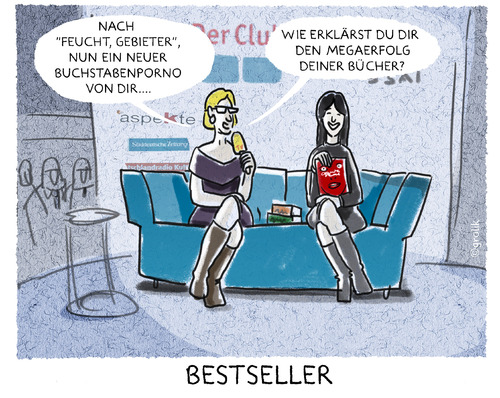 Cartoon: Marketing (medium) by markus-grolik tagged charlotte,roche,feuchtgebiete,erfolg,megaerfolg,bestseller,porno,erotik,literatur,buchmesse,frankfurt,blaues,sofa,business,verleger,verlagslandschaft,leser,leserschaft,aspekt,3sat,kultur,zdf,bestsellerlisten,cartoon,grolik,charlotte,roche,feuchtgebiete,erfolg,megaerfolg,bestseller,porno,erotik,literatur,buchmesse,frankfurt,blaues,sofa,business,verleger,verlagslandschaft,leser,leserschaft,aspekt,3sat,kultur,zdf,bestsellerlisten,cartoon,grolik