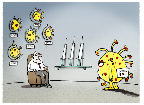 Cartoon: Mutantenbesuch.. (medium) by markus-grolik tagged mutationen,corona,pandemie,impfstoff,impfung,covid,welt,alltag,mutationen,corona,pandemie,impfstoff,impfung,covid,welt,alltag