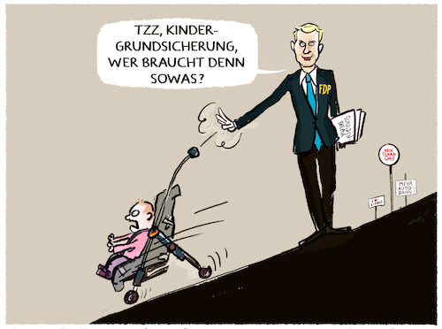 Cartoon: Nicht mit Lindner ... (medium) by markus-grolik tagged finanzminister,lindner,fdp,ampel,spd,gruene,deutschand,familienpolitik,lisa,paus,kindergrundsicherung,schuldenbremse,finanzminister,lindner,fdp,ampel,spd,gruene,deutschand,familienpolitik,lisa,paus,kindergrundsicherung,schuldenbremse