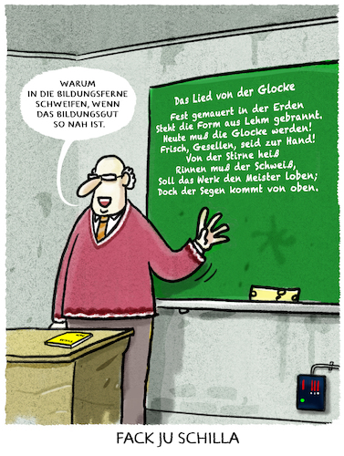 Cartoon: ...Schule... (medium) by markus-grolik tagged bildungsfern,bildung,schule,klassiker,dichter,und,denker,lehrer,bildungsgut,bildungsferne,abitur,zentralabi,lehrinhalte,deutsch,deutschland,gedicht,schiller,geothe,glocke,auswendiglernen,lernen,digitalpakt,digitalisierung,gymnasium,lehrplan,schüler,lerne,schule,klassiker,dichter,und,denker,lehrer,bildungsgut,bildungsferne,abitur,zentrlabilehrinhalte,deutsch,deutschland,gedicht,schiller,geothe,glocke,auswendiglernen,lernen,digitalpakt,digitalisierung