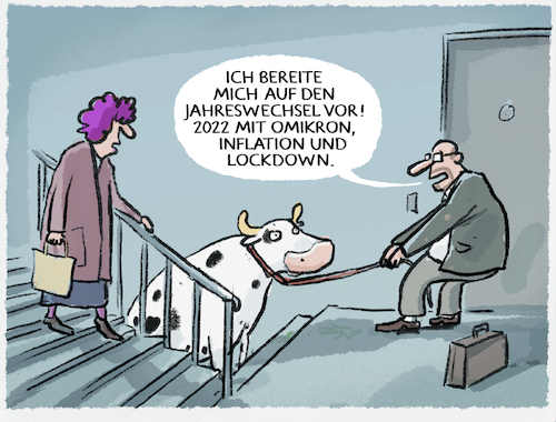 Cartoon: Selbstversorger... (medium) by markus-grolik tagged omikron,pandemie,silvester,2022,deutschland,selbstversorger,prepper,lockdown,inflation,wirtschaft,omikron,pandemie,silvester,2022,deutschland,selbstversorger,prepper,lockdown,inflation,wirtschaft