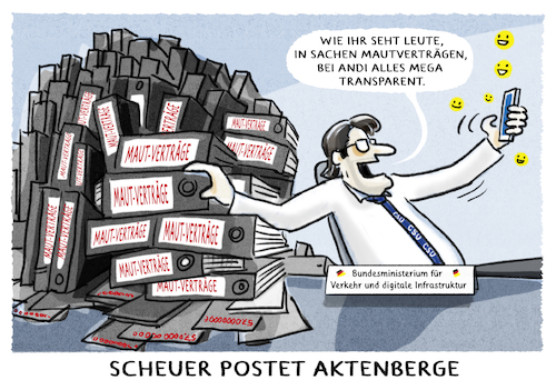 Cartoon: Selfie (medium) by markus-grolik tagged mautvertraege,selfie,aktenberge,untersuchungsausschuss,millionengrab,steuerzahler,rechnung,pkw,maut,planung,bundesministerium,vertraege,urteil,ablehnung,autobahnmaut,mautvertraege,selfie,aktenberge,untersuchungsausschuss,millionengrab,steuerzahler,rechnung,pkw,maut,planung,bundesministerium,vertraege,urteil,ablehnung,autobahnmaut