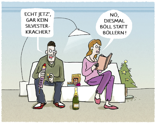 Cartoon: Silvester böllern (medium) by markus-grolik tagged silvester,corona,böllern,böller,böll,silvester,corona,böllern,böller,böll