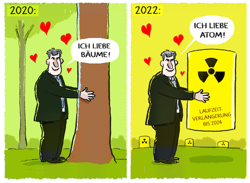 Cartoon: Söder im Streckbetrieb... (medium) by markus-grolik tagged söder,bayern,soeder,gas,strom,energiekrise,atomenergie,akw,laufzeitverlaengerung,atommuell,natur,baeume,instagram,selfies,csu,landtaswahlen,2023,wiederwahl,ministerpraesident,söder,bayern,soeder,gas,strom,energiekrise,atomenergie,akw,laufzeitverlaengerung,atommuell,natur,baeume,instagram,selfies,csu,landtaswahlen,2023,wiederwahl,ministerpraesident