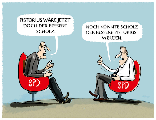 Cartoon: SPD im Wahlkampf... (medium) by markus-grolik tagged spd,neuwahlen,umfragen,olaf,scholz,boris,pistorius,kanzler,kanzlerkandidat,wahlkampf,vertrauensfrage,genossen,spd,neuwahlen,umfragen,olaf,scholz,boris,pistorius,kanzler,kanzlerkandidat,wahlkampf,vertrauensfrage,genossen