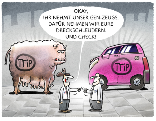 Cartoon: TTIP-freihandeln... (medium) by markus-grolik tagged datenleck,verbraucherschutzgeheimhaltung,konsumenten,konsum,handelsraum,handel,schiedsgerichte,eu,lobby,industrie,konzernpolitik,konzerne,us,usa,chlorhuhn,merkel,obama,leaks,ttip,freihandelsabkommen,freihandelsabkommen,ttipttip,leaks,obama,merkel,chlorhuhn,usa,us,konzerne,konzernpolitik,industrie,lobby,eu,schiedsgerichte,handel,handelsraumgeheimhaltung,datenleck