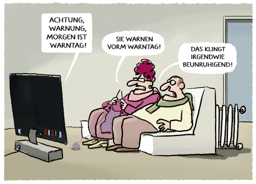 Cartoon: Warnung bundesweiter Warntag... (medium) by markus-grolik tagged warntag,warnung,ernstfall,krisenfall,panik,bevoelkerung,sirenen,beunruhigung,deutschland,warn,sms,warntag,warnung,ernstfall,krisenfall,panik,bevoelkerung,sirenen,beunruhigung,deutschland,warn,sms