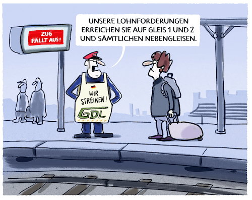 Wieder Bahnstreik...