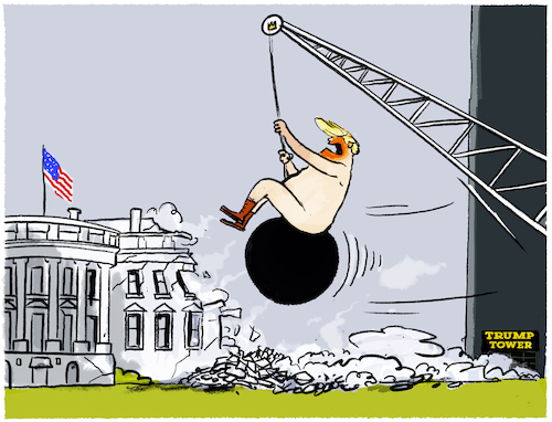 Wrecking ball... Wrecking ball...