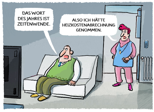 Cartoon: Zeitenwende... (medium) by markus-grolik tagged wort,des,jahres,zeitenwende,deutschland,ukraine,russland,krieg,gas,energiekrise,heizkostenabrechnung,inflation,strom,heizung,wort,des,jahres,zeitenwende,deutschland,ukraine,russland,krieg,gas,energiekrise,heizkostenabrechnung,inflation,strom,heizung