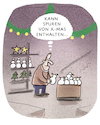 Cartoon: .... (small) by markus-grolik tagged weihnachten,konsum,mas,winter,heilig,abend,geschenk,schneemann