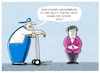 Cartoon: ... (small) by markus-grolik tagged merkel,akk,cdu,kramp,karrenbauer,groko,spd,berlin,angela