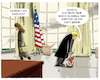 Cartoon: Amtsübergabe (small) by markus-grolik tagged trump,usa,anhänger,demokratie,kapitol,biden,aufwiegeln,kongress,washington,donald,melania