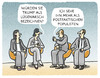 Cartoon: ...Diskurs... (small) by markus-grolik tagged postfaktisch,populist,populismus,talk,talkshow,tagesthemen,tv,fernsehen