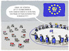Cartoon: EU-plus (small) by markus-grolik tagged europaeische,politische,gemeinschaft,europa,eu,koperation,bruessel,beitrittsversprechen,ukraine,norwegen,tuerkei,schweiz,serbien,balkan,schengen