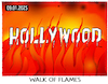 Cartoon: Feuerkatastrophe in L.A. (small) by markus-grolik tagged feuer,brand,hollywood,katastrophe,naturkatastrophe,usa,kalifornien,flames,fame,walk,of,hills