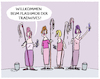 Cartoon: Flashmob-Tradwives... (small) by markus-grolik tagged flashmob,socialmedia,tradwives,tradwife,hausfrauen,frauen,rollenbilder,50er,gleichberechtigung,emanzipation,feminismus,instagram,insta,tiktok,haushalt,herd,küche