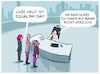Cartoon: Gender pay gap... (small) by markus-grolik tagged gender,pay,gap,mann,frau,lohnluecke,equal,day,lohn,bezahlung,arbeit,gehaltsgefaelle,deutschland