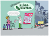 Cartoon: Green Wasching... (small) by markus-grolik tagged klima,klimawandel,klimaneutral,greenwashing,konsum,produktion,umweltverschmutzung,eu,europa,label,siegel