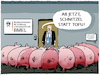 Cartoon: Hausschlachtung... (small) by markus-grolik tagged bundeslandwirtschaftsminister,alois,rainer,bauernverband,lobby,bayern,csu,soeder,ernaehrung,metzger,konsum,schnitzel,leberkaes,fleisch,vegan,fleischlos,tierhaltung,tofu,vegetarisch,schweine,schweinefleisch