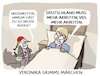 Cartoon: Immer grimmig... (small) by markus-grolik tagged veronika,grimm,wirtschaftsweise,neoliberale,beratung,wirtschaft,deutschland,lobby,experte,talkshow,wirtschaftsrat,cdu,arbeit,teilzeit,arbeitszeiten