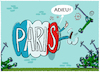 Cartoon: Paris verbietet E-Scooter (small) by markus-grolik tagged scooter,abstimmung,verbot,frankreich