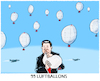 Cartoon: Peking hört Nena... (small) by markus-grolik tagged xi,jinping,ballon,spionageballon,spionage,wetterballon,luftraum,voelkerrecht,montana,testballons,affäre,usa,china,joe,biden,washington,peking,militär,taiwan,südpazifik,ballonstreit