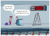 Cartoon: Planmässige Ankunft... (small) by markus-grolik tagged bahn,bahnverspaetungen,streckensperrungen,ausfaelle,fahrdienstleiter,kunden,bahnreisen,fahrplan,pünktlich,verspaetungen,fahrplaene,db