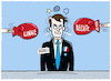 Cartoon: Regierungskrise in Frankreich (small) by markus-grolik tagged frankreich,regierungskrise,kabinett,macron,premierminister,barnier,parlament,linksbuendnis,nfp,neue,volksfront,rechtsnationale,rassemblement,national,rn,lepen,misstrauensvotum