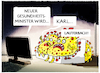 Cartoon: SPD-Pandemiebekämpfung... (small) by markus-grolik tagged lauterbach,minister,kabinett,olaf,scholz,gesundheitsminister,nachfolger,spahn,pandemie,impfpflicht,deutschland,covid,experte,virologe