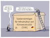 Cartoon: SVIK... (small) by markus-grolik tagged zweckentfremdet,svik,sondervermoegen,infrastruktur,klima,ifo,iw,deutschland,regierung,bund