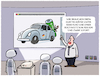 Cartoon: VW-Krise... (small) by markus-grolik tagged vw,käfer,elektroauto,batterie,china,peking,auto,autobauer,volkswagen,reichweite,automarkt,benziner,verbrenner,klima,bmw,deutschland,ampel,spd