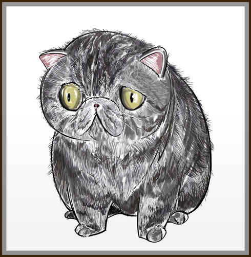 Cartoon: my dream cat (medium) by condemned2love tagged cat,animals,kitty