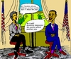 Cartoon: Obama on September 11 (small) by trebortoonut tagged obama,september11,conspiracy