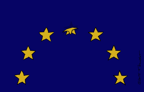 Cartoon: European union (medium) by Mandor tagged european,union,flag