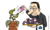 Cartoon: Eurozone (small) by Mandor tagged draghi,eurozone,euro,ecb