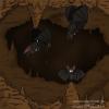 Cartoon: Exorcism (small) by Mandor tagged bat,exorcism,cave