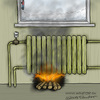 Cartoon: Heating (small) by Mandor tagged heating