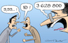 Cartoon: Math fight (small) by Mandor tagged math2022