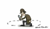 Cartoon: Sherlock (small) by Mandor tagged sherlock,investigation