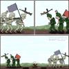 Cartoon: War (small) by Mandor tagged war soldiers