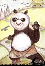 Cartoon: Kung Fu Panda (small) by Ion Mihai Alin tagged caricature,caricaturi,portrait,drawing,illustration,corabia,piratilor,ion,mihai,alin