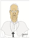 Cartoon: caricature pope francis (small) by JSanders tagged pope,papa,francis,papst,franziskus,papiez,franciszek,religion,religia,vatican,catholic,church