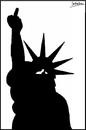 Cartoon: born in the usa (small) by Thamalakane tagged usa statue of liberty finger